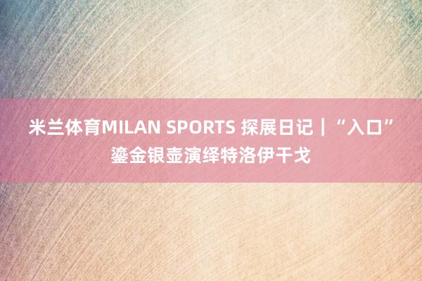 米兰体育MILAN SPORTS 探展日记|“入口”鎏金银壶演绎特洛伊干戈